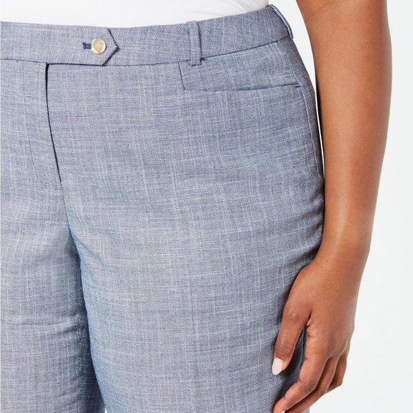 Plus Size Straight-Leg Pants - Picture 4 of 5